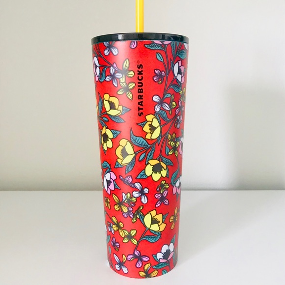 starbucks floral tumbler